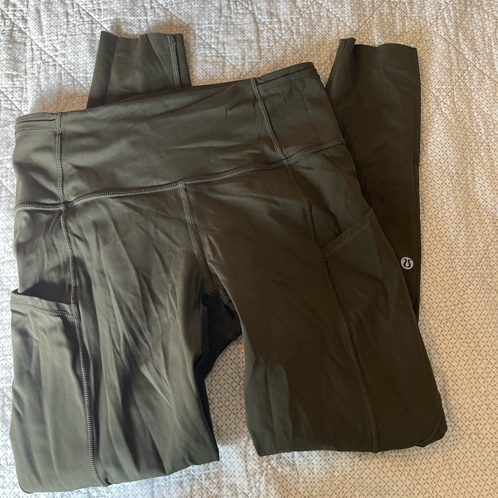 Lululemon fast and free high rise crop 23”